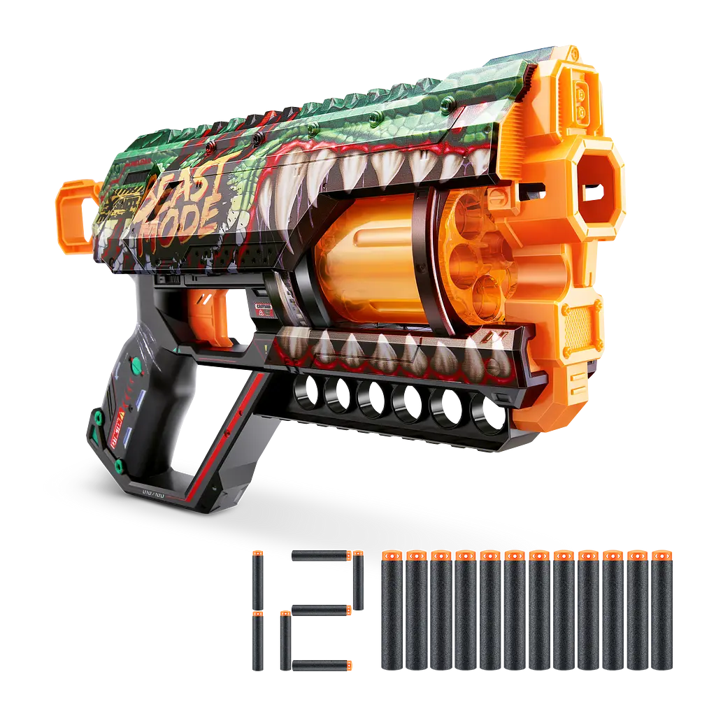 Швидкострільний бластер Zuru X-Shot Skins Griefer Beast Out, 12 патронів (36561A) - фото 2