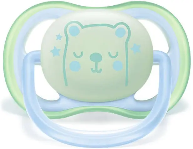 Пустушка Philips Avent Ultra Air Нічна, 0-6 міс, 2 шт. (SCF376/11) - фото 3