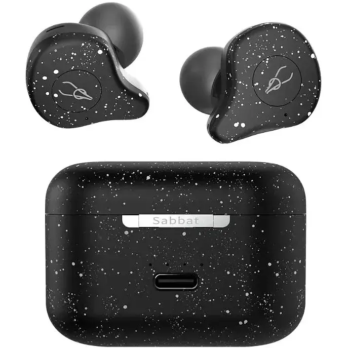 Беспроводные Bluetooth наушники Sabbat E12 Ultra Snow White c поддержкой aptX черно-белые - фото 5