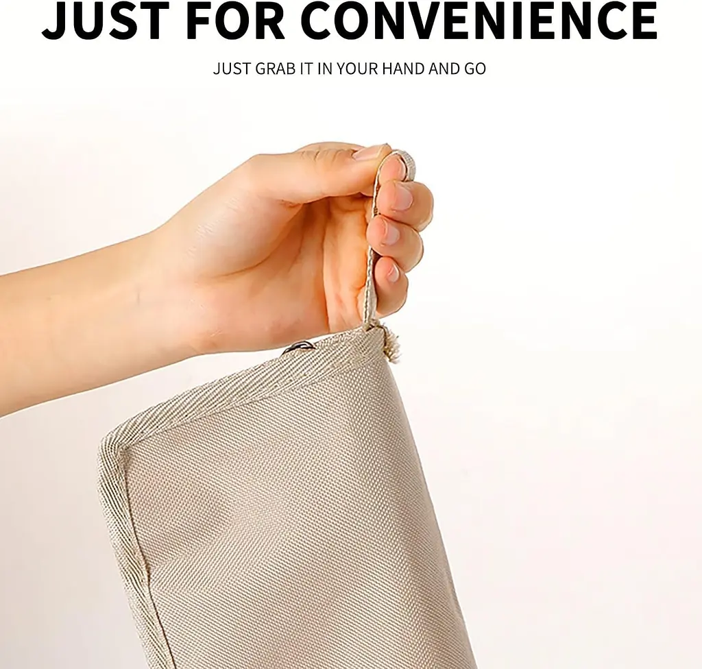 Складний стілець-cумка Market Union 28.5х26х23 см бежевий (1004596) - фото 2