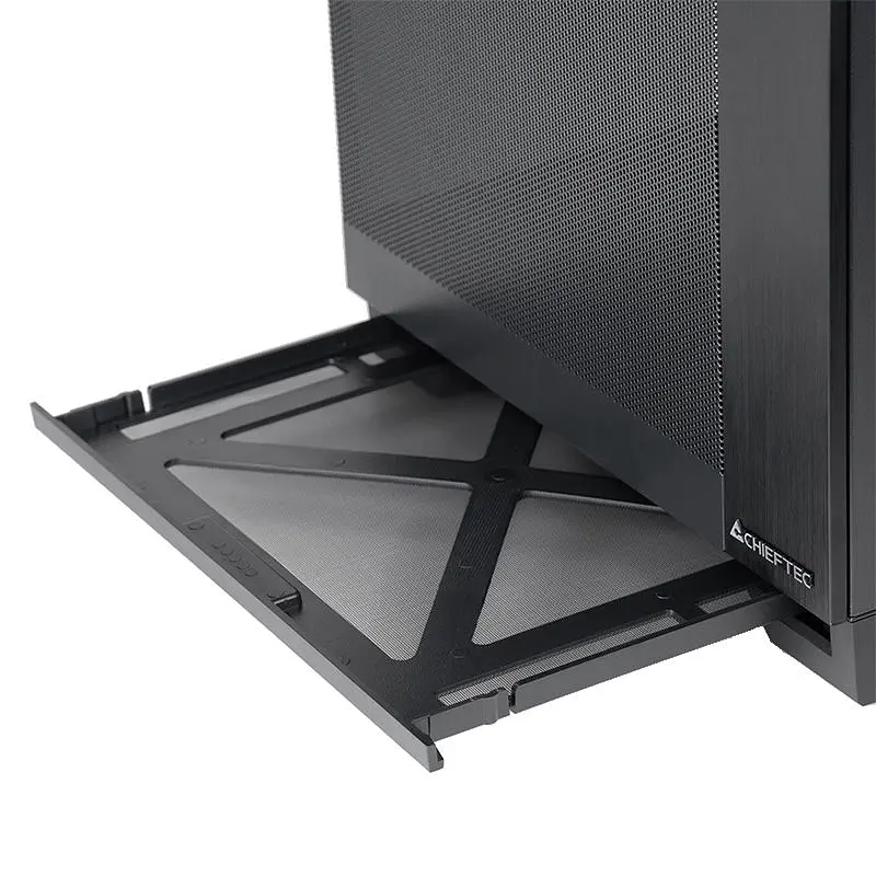 Корпус Chieftec VISIO AIR GM-30B-M-OP ATX, без БЖ, Black (GM-30B-M-OP) - фото 5