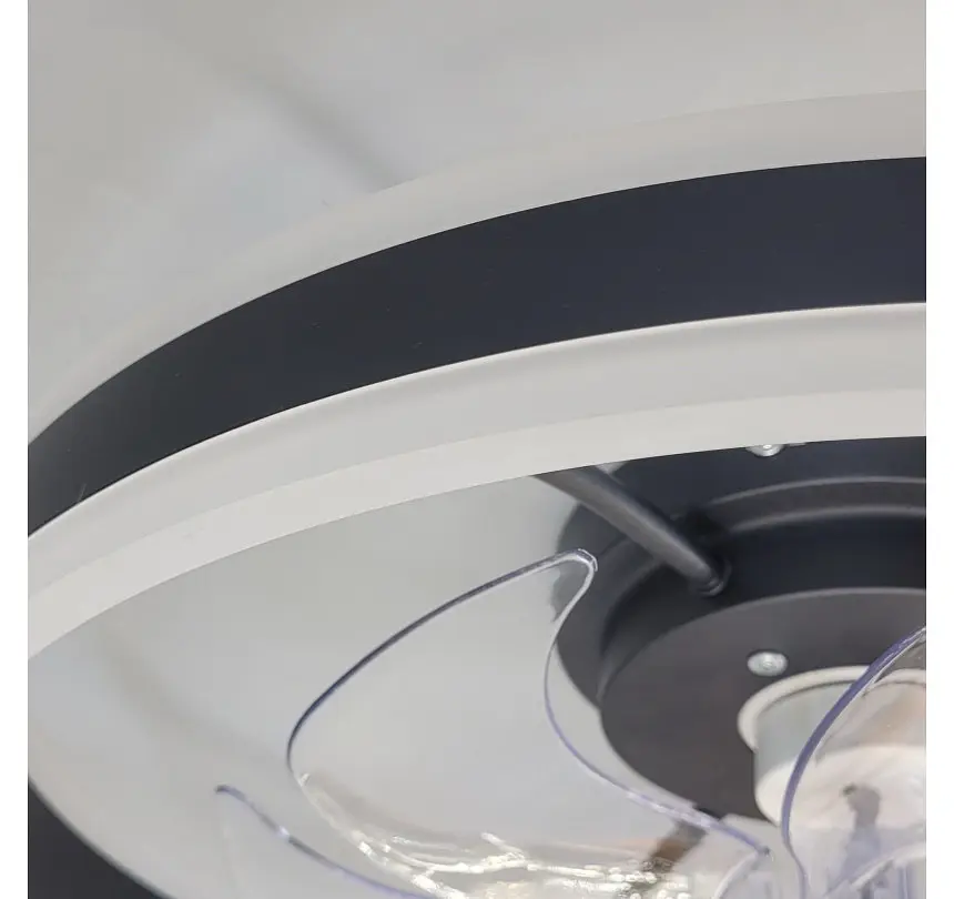 Стельова LED-люстра-вентилятор Artlight FS301BK, чорна, 71 Вт, від 10-18 м² - фото 5
