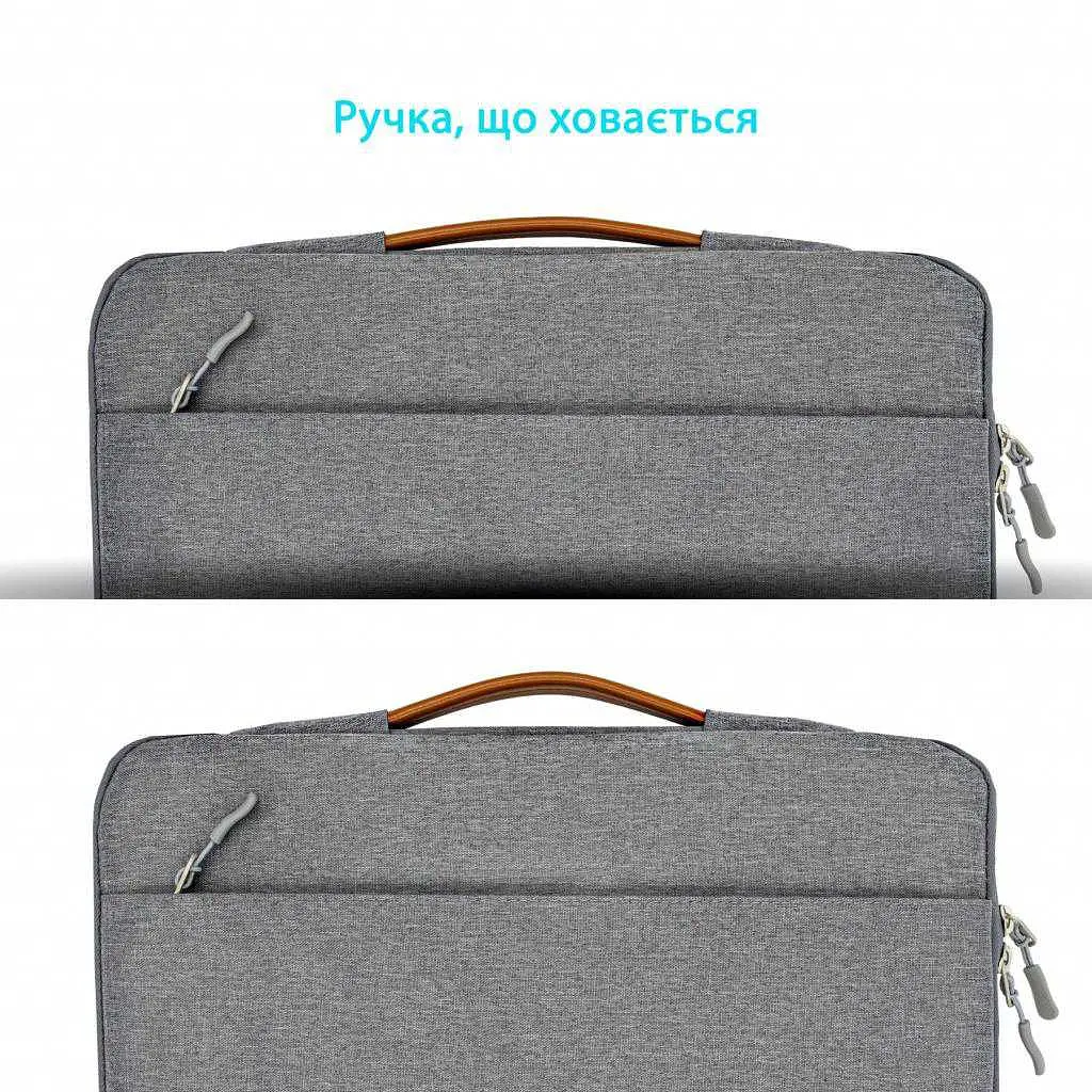 Чохол для ноутбука Grand-X 15'' SLX Grey (SLX-15G) - фото 5