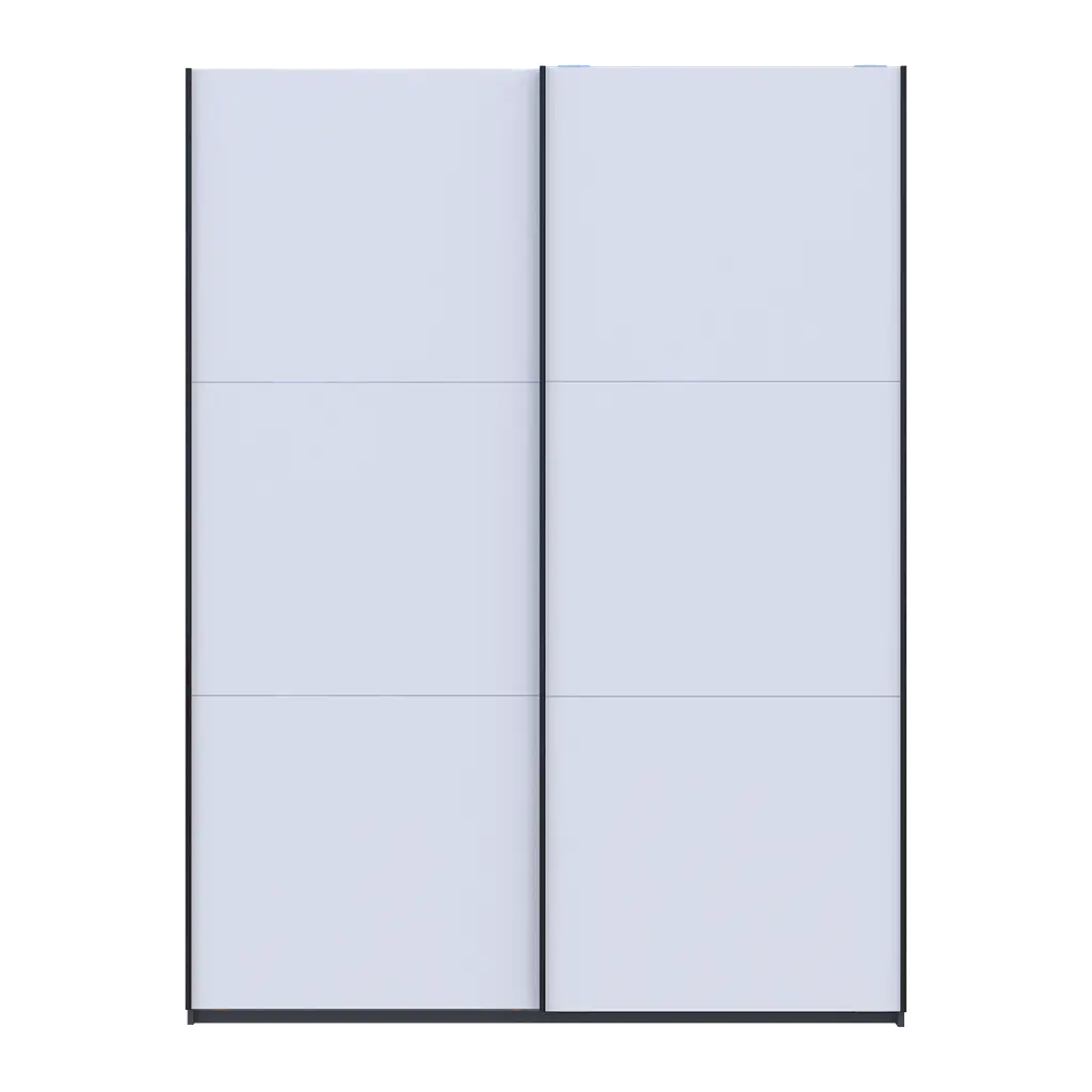 Шафа купе Doros G-Caiser Графіт/Білий 2 ДСП / 3 частини 180х60х240 (44900262) - фото 3