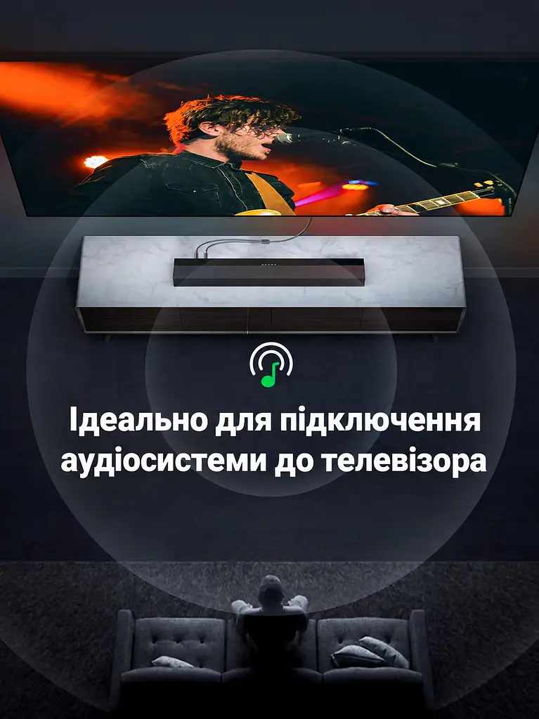 Аудиокабель-переходник UGREEN AV102 Длина 1 м RCA-тюльпаны Гнездо 3,5 мм на 2 штекера RCA Передача стереозвука на аудиовход RCA Для подключения нужны источник со стереовыходом 3,5 мм и отдельный AUX-кабель со штекерами 3,5 мм на обоих концах Многоуровневое экранирование Позолоченные разъёмы Серый (10588) - фото 8