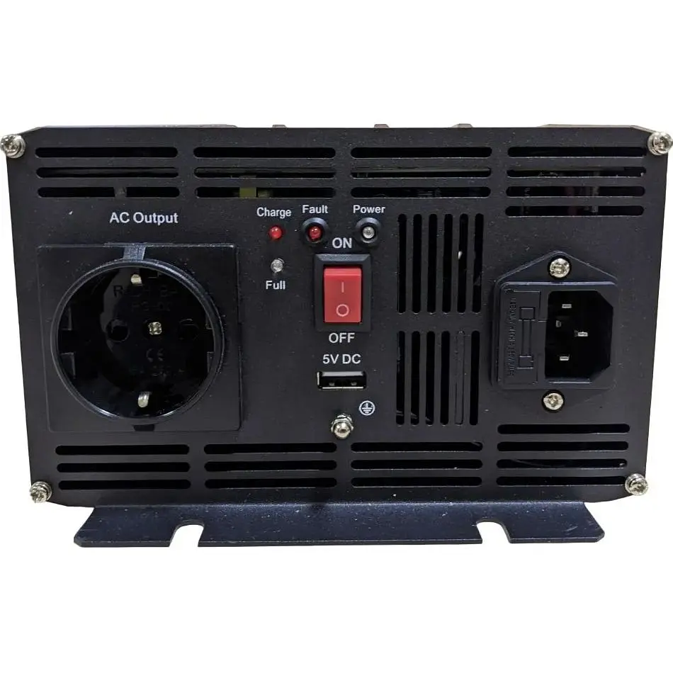 Автомобільний інвертор Pulsepad PSWCH-500 12V 500W Pure Sine Wave із зарядним пристроєм [111709] - фото 2