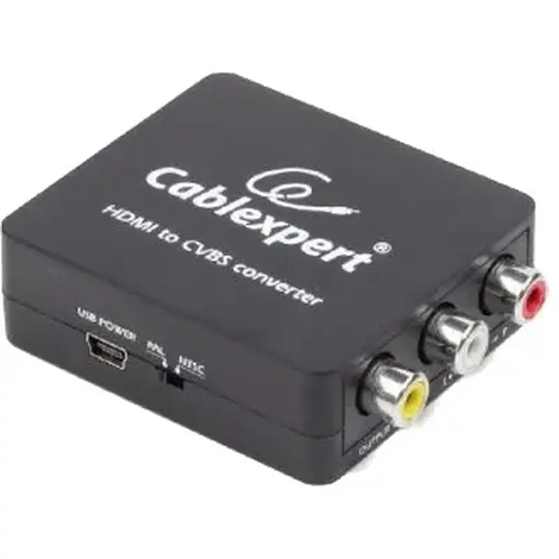 Перетворювач сигналів Cablexpert HDMI - RCA Чорний (DSC-HDMI-CVBS-001) - фото 4