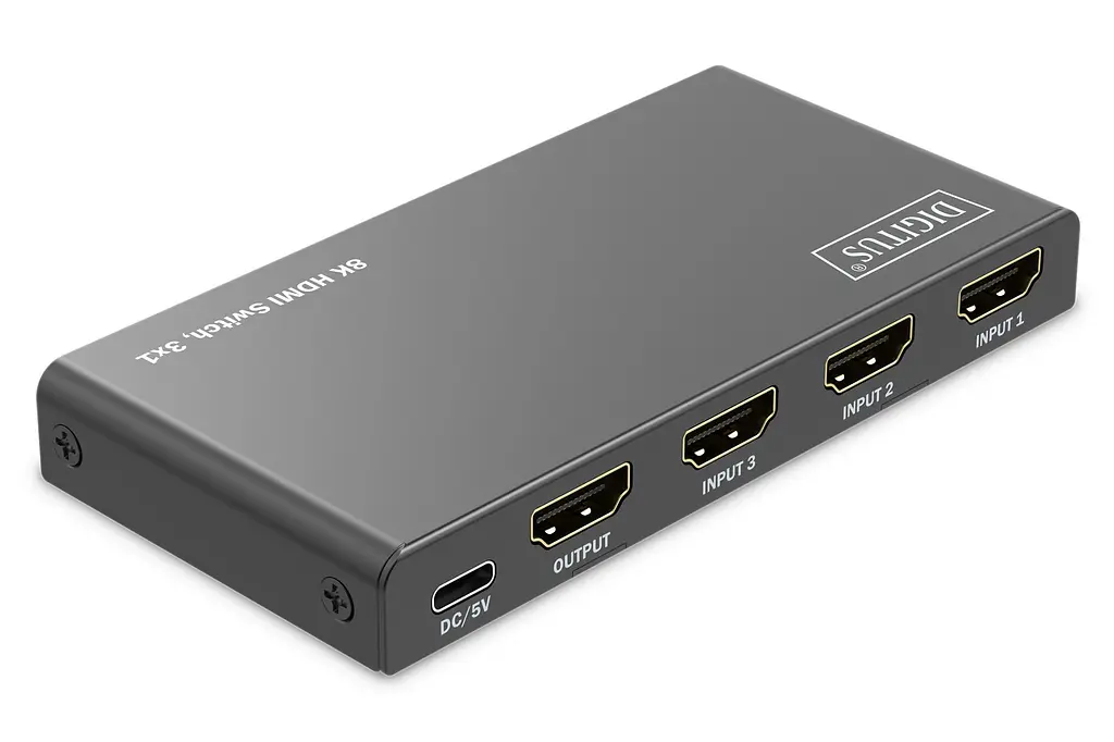 Відеокомутатор Digitus UHD HDMI (INx3 – OUTx1), 8K - фото 3
