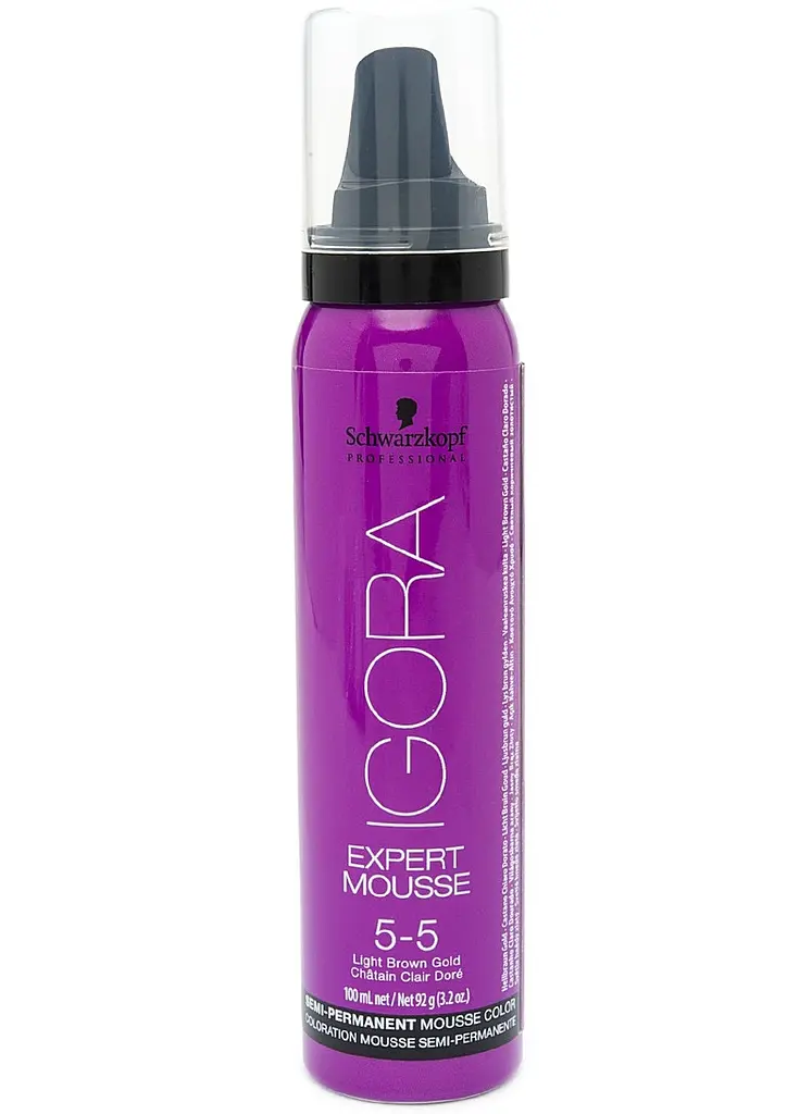 Мусс-краска для волос Schwarzkopf Professional Igora Expert Mousse, тон 5-5, 100 мл (1917265) - фото 2