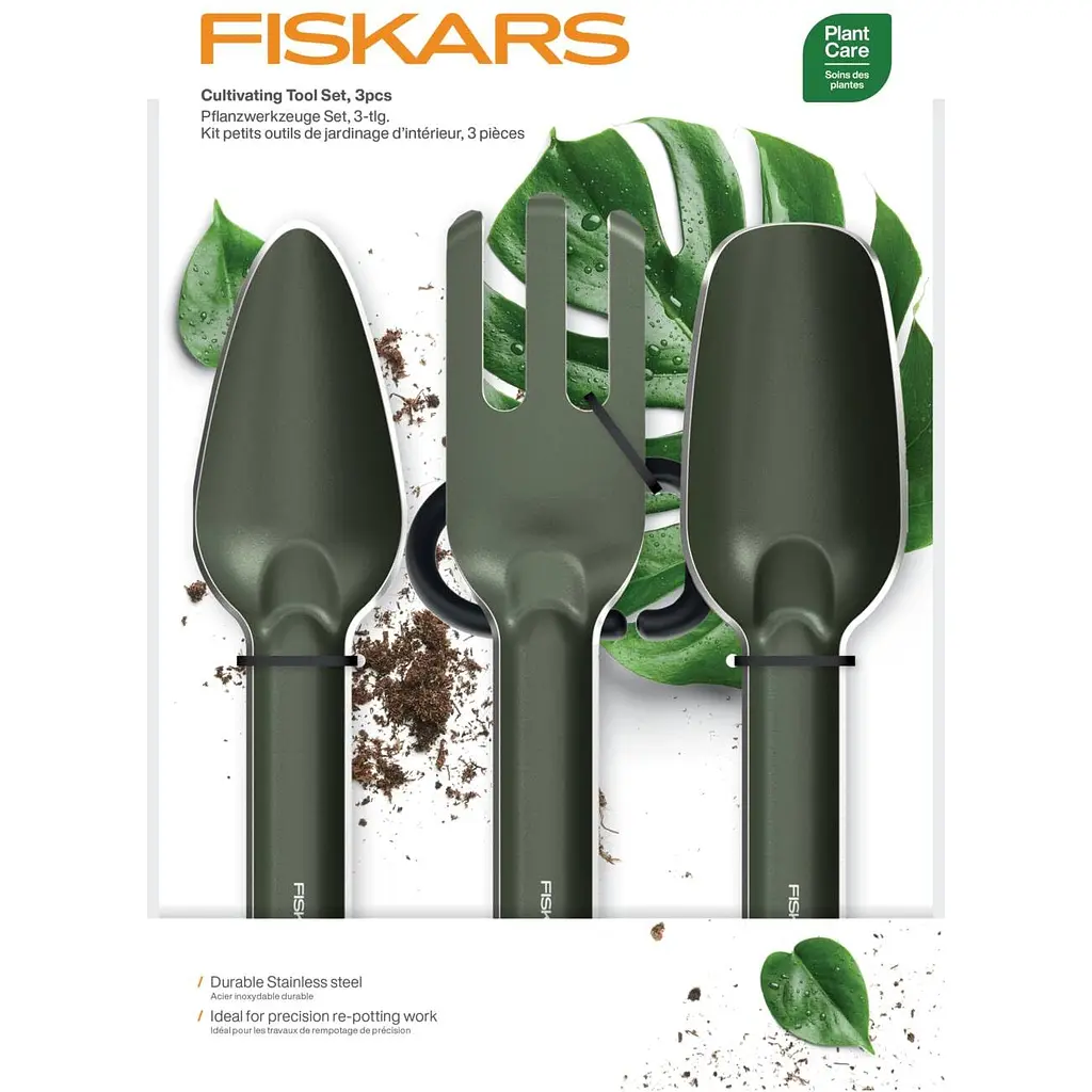 Набір інструментів Fiskars Plant Care для догляду за ґрунтом 3 предмети (1080777) - фото 5