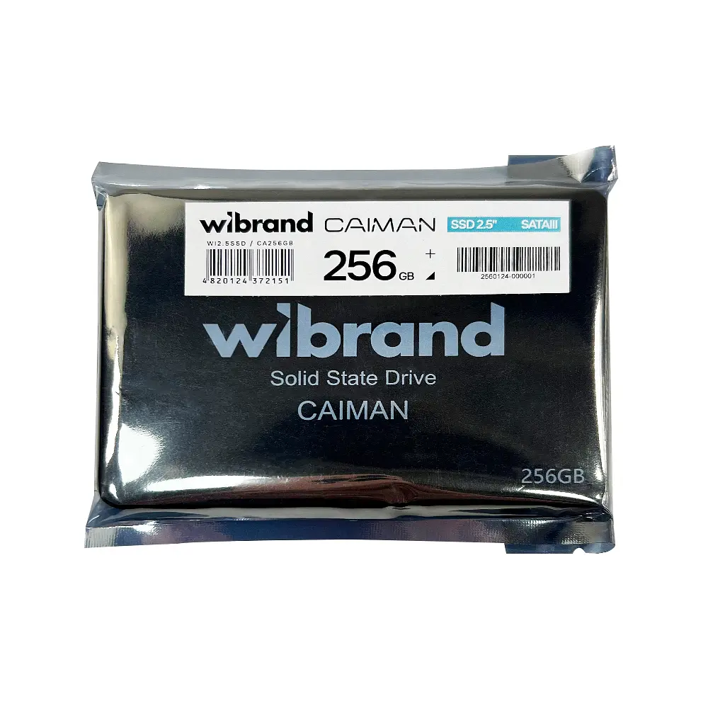Накопичувач SSD Wibrand Caiman 256GB 2.5" 7mm SATAIII Bulk (WI2.5SSD/CA256GB) - фото 2