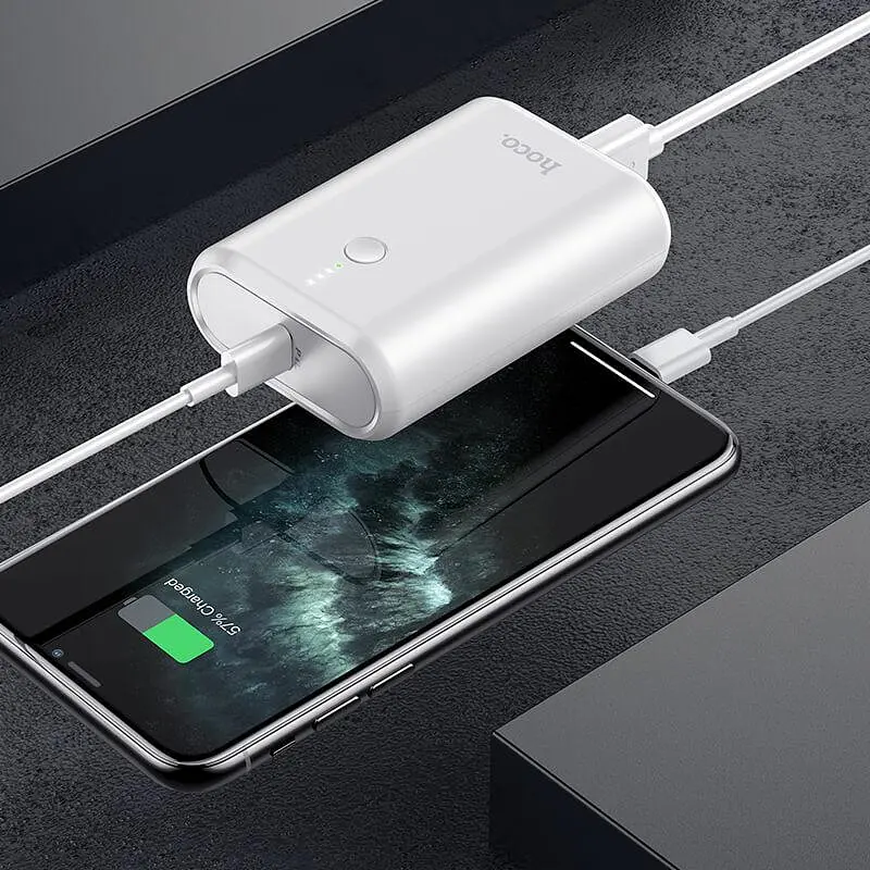 Портативна батарея Power Bank Hoco Q3 Mayflower PD20W QC3.0 18W 10000 mAh White - фото 3