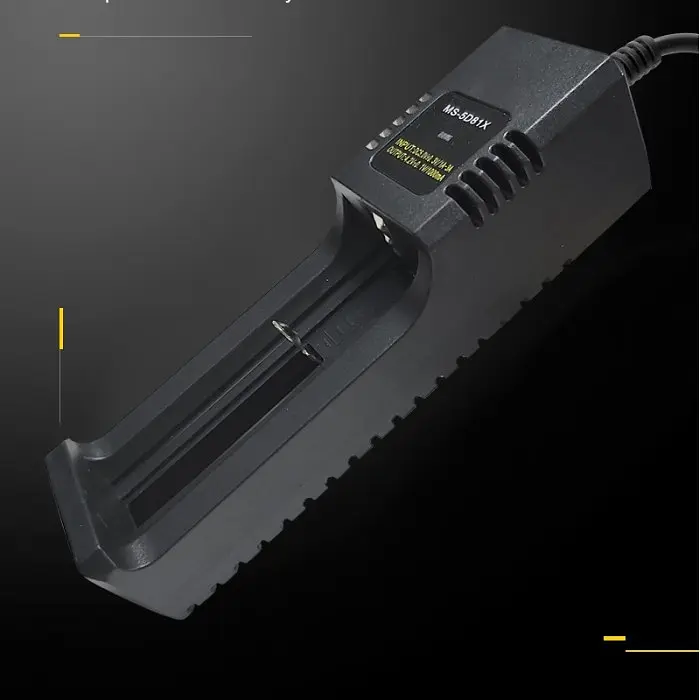 Зарядное устройство USB MS-5D81X для аккумуляторов Li-ion 18650, 26650, 14500, 1 слот - фото 2