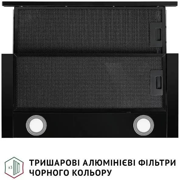 Витяжка телескопічна Perfelli TL 6622 Full BL 1000 LED - фото 6