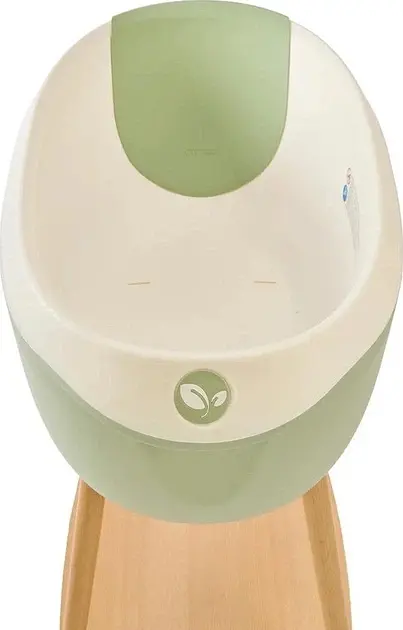 Ванночка Tutti Bambini Nati з підставкою та вкладишами оливкова (311200/ALO) - фото 4
