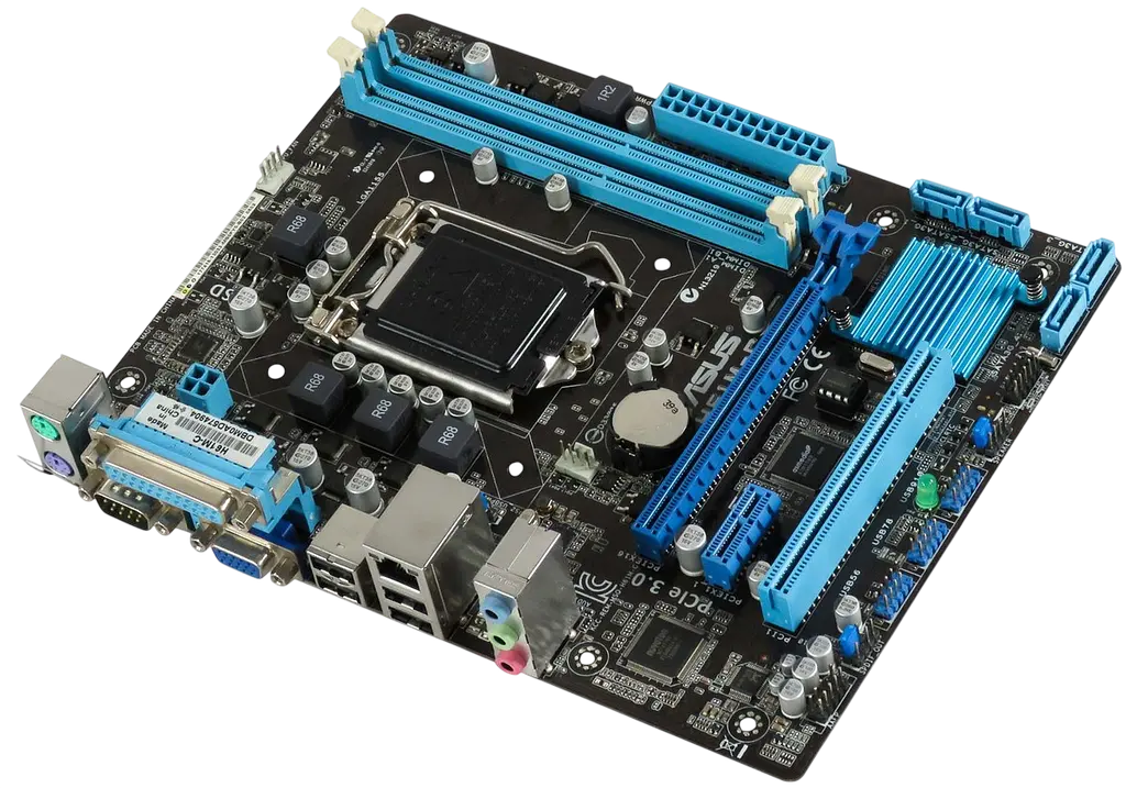 Материнська плата Asus H61M-C LGA 1155 (H61M-C) Б/В - фото 2