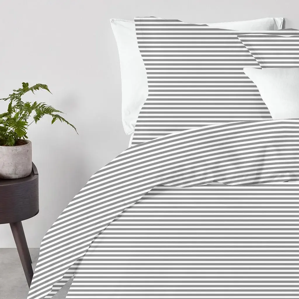 Комплект постільної білизни Cosas євро GREY LINE 200 x 220 см (LineGrey_1_70) - фото 2