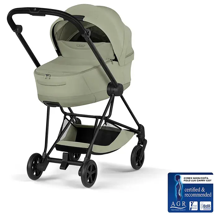 Cybex Mios Style 5.0 коляска 2 в 1 Sage Green шасі Matt Black - фото 2