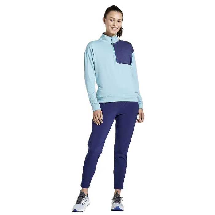 Кофта Saucony Sunday 1/4 ZIP Blue S (1097-800394-RNHS) - фото 2