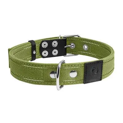 Нашийник для тварин Collar Брезент подвійний Ш 35 мм Д 51-63 см (6138) - фото 2