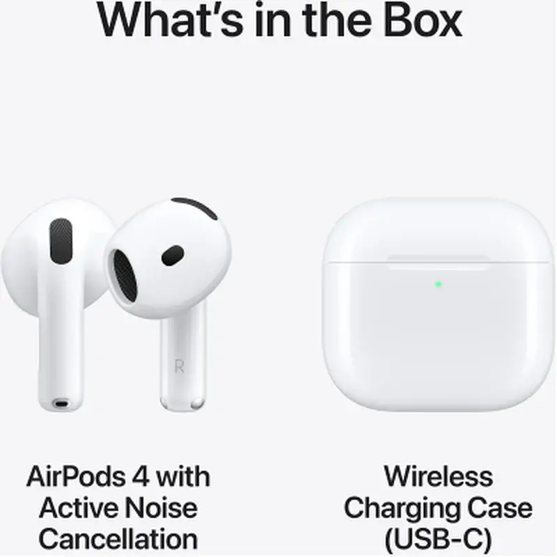Навушники Apple AirPods 4 with Active Noise Cancellation (MXP93ZE/A) - фото 9
