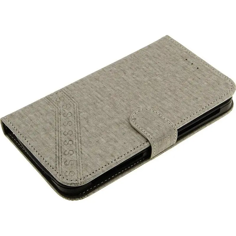 Чохол-книжка Toto Book Silicone Slide Universal Cover 6.5" (№4) Gray - фото 3