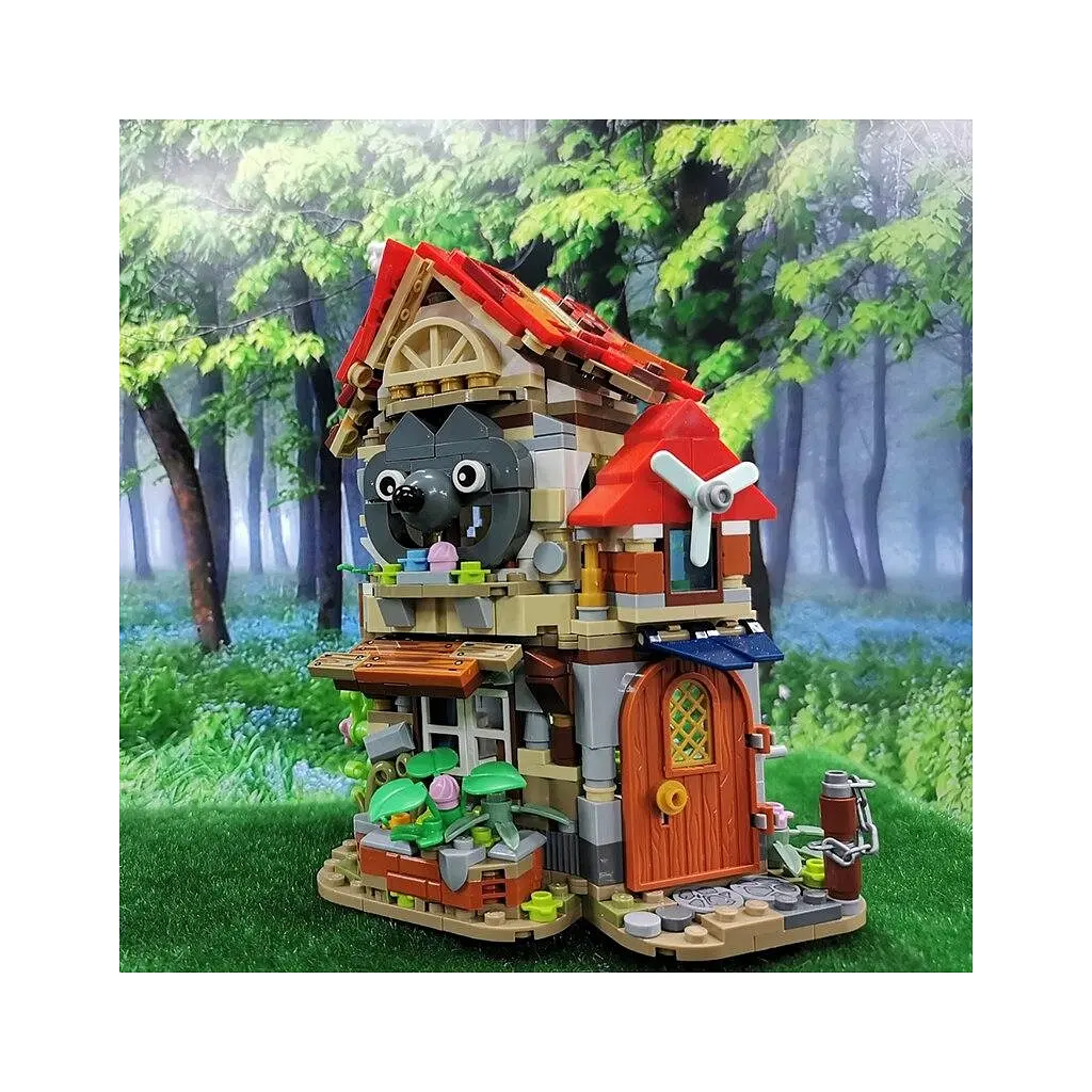 Конструктор LOZ mini Лісова хатина без фігурок (1225) - фото 6