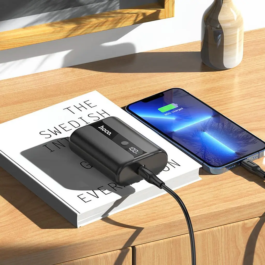 Зовнішній акумулятор Hoco Q3 Pro 10000mAh 25W Black [130199] - фото 7
