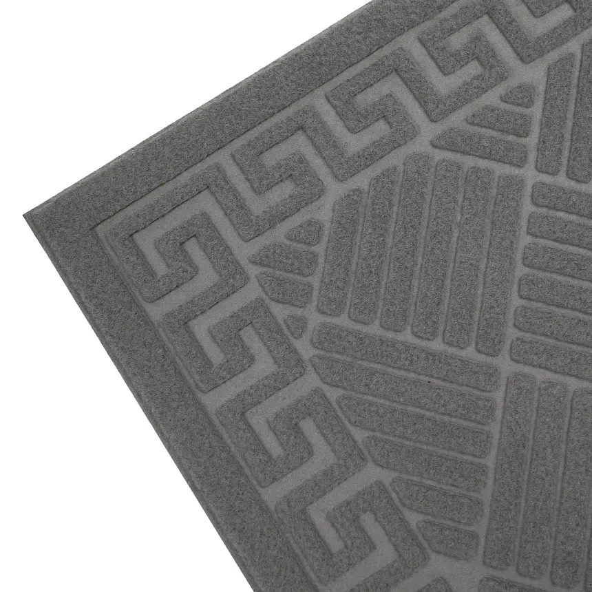 Килимок придверний Eco Fabric Смужки без кромки сірий 40 х 60 см (4060-012) - фото 5