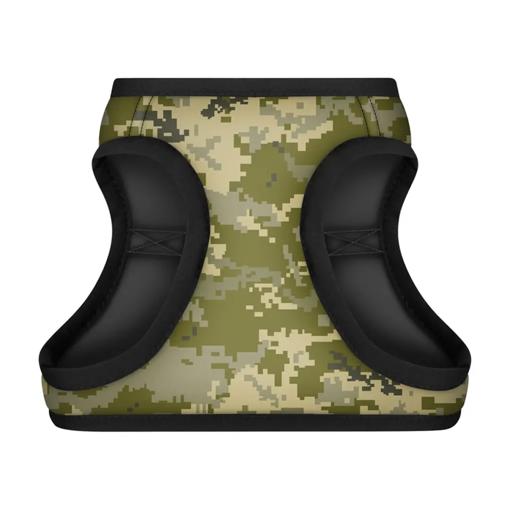 Шлея для собак WAUDOG Clothes з QR паспортом "Мілітарі" XS4 (223-4026)