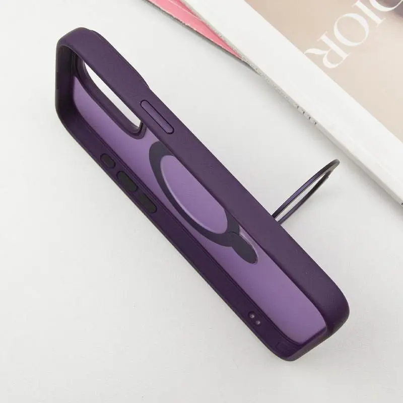 Чохол Ummi Colorful with MagSafe HQ Ring для Apple iPhone 15 (6.1) Purple - фото 4