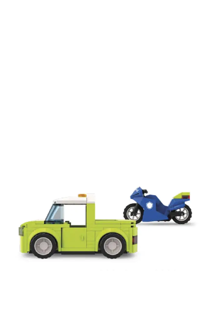 Конструктор Kids hits IBLOCK JUNIOR Police Motorbike in Pursuit IBLOCK KH41/003/4 ЦБ-00265701 - фото 3