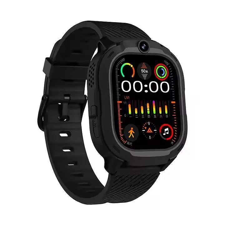 Дитячий смарт-годинник Lemfo T70 з 4G відеодзвінком прослуховуванням GPS-трекером і операційною системою Android Чорний - фото 2