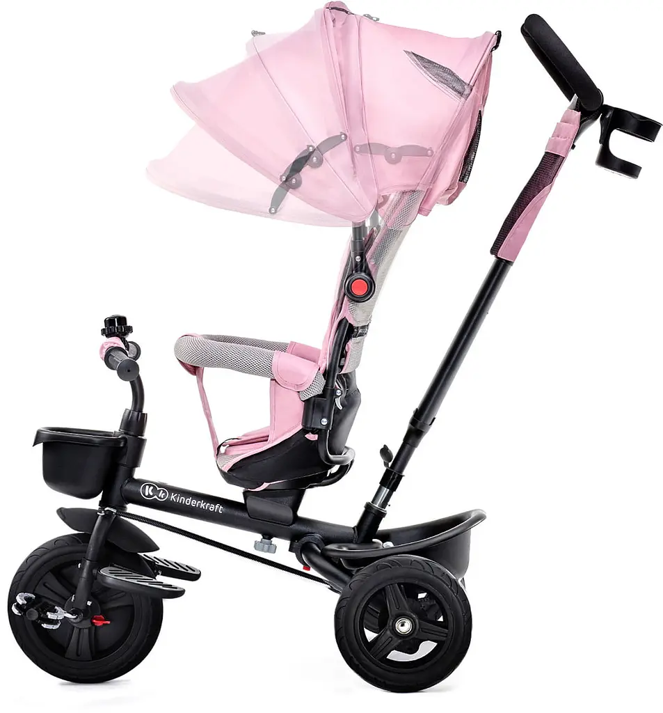 Дитячий триколісний велосипед Kinderkraft Aveo rose pink (5902533922352) - фото 5