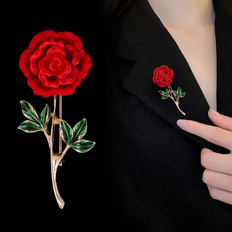 Брошка Троянда червона (84946794) - фото 4