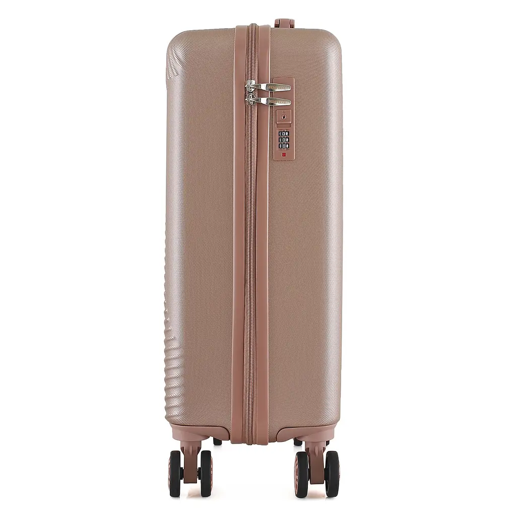Валіза маленька Semi Line T5758-2 ABS-пластик 20 дюймів 40 л Rose - фото 4