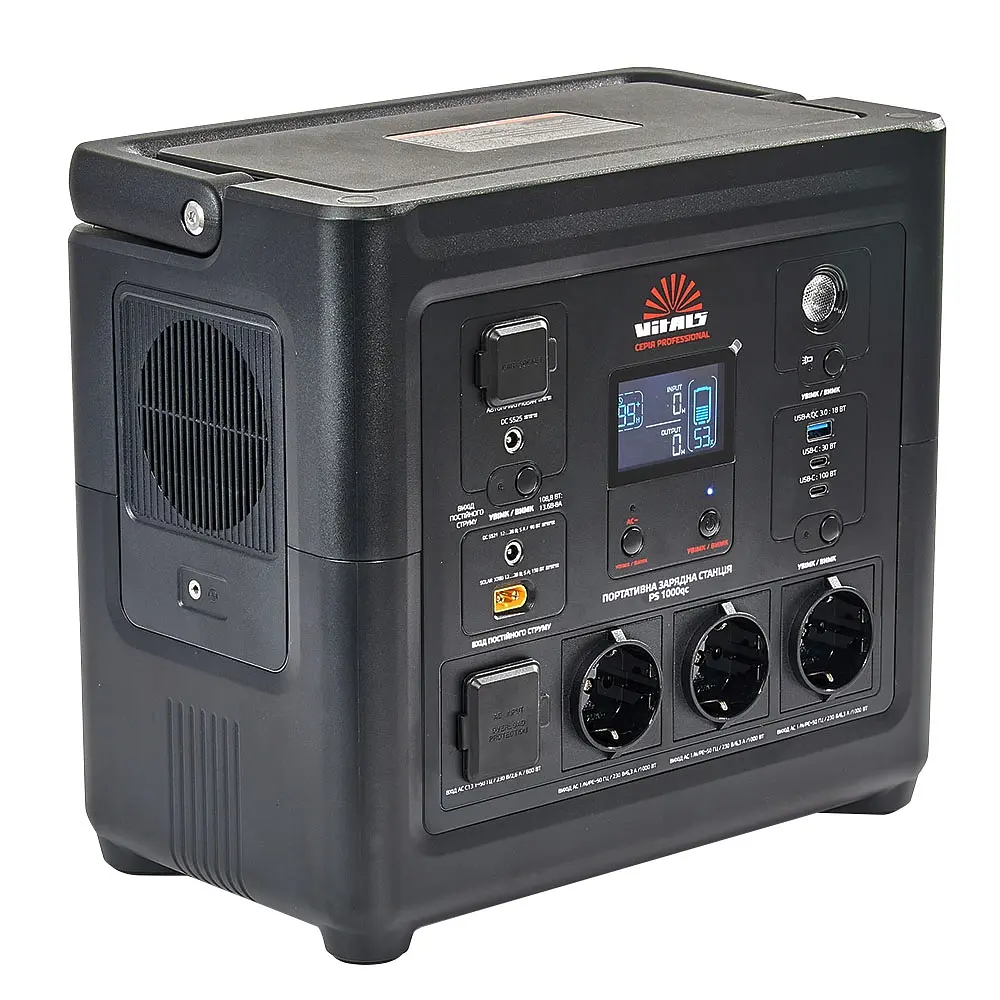 Портативна акумуляторна станція Vitals Professional PS 1000qc (223637) - фото 5