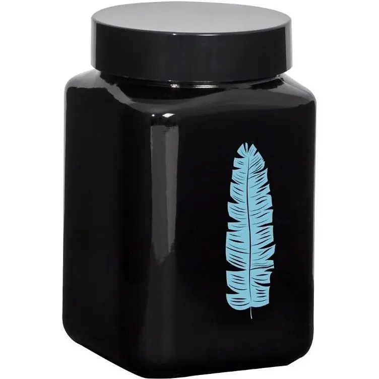 Банка Herevin Colours Leaf квадратна 1.5 л в ассортименте (147015-139) - фото 2