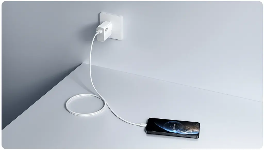 Комплект зарядное устройство для Xiaomi 90W с Турбо кабелем 6A (BHR07ZBEU) - фото 6