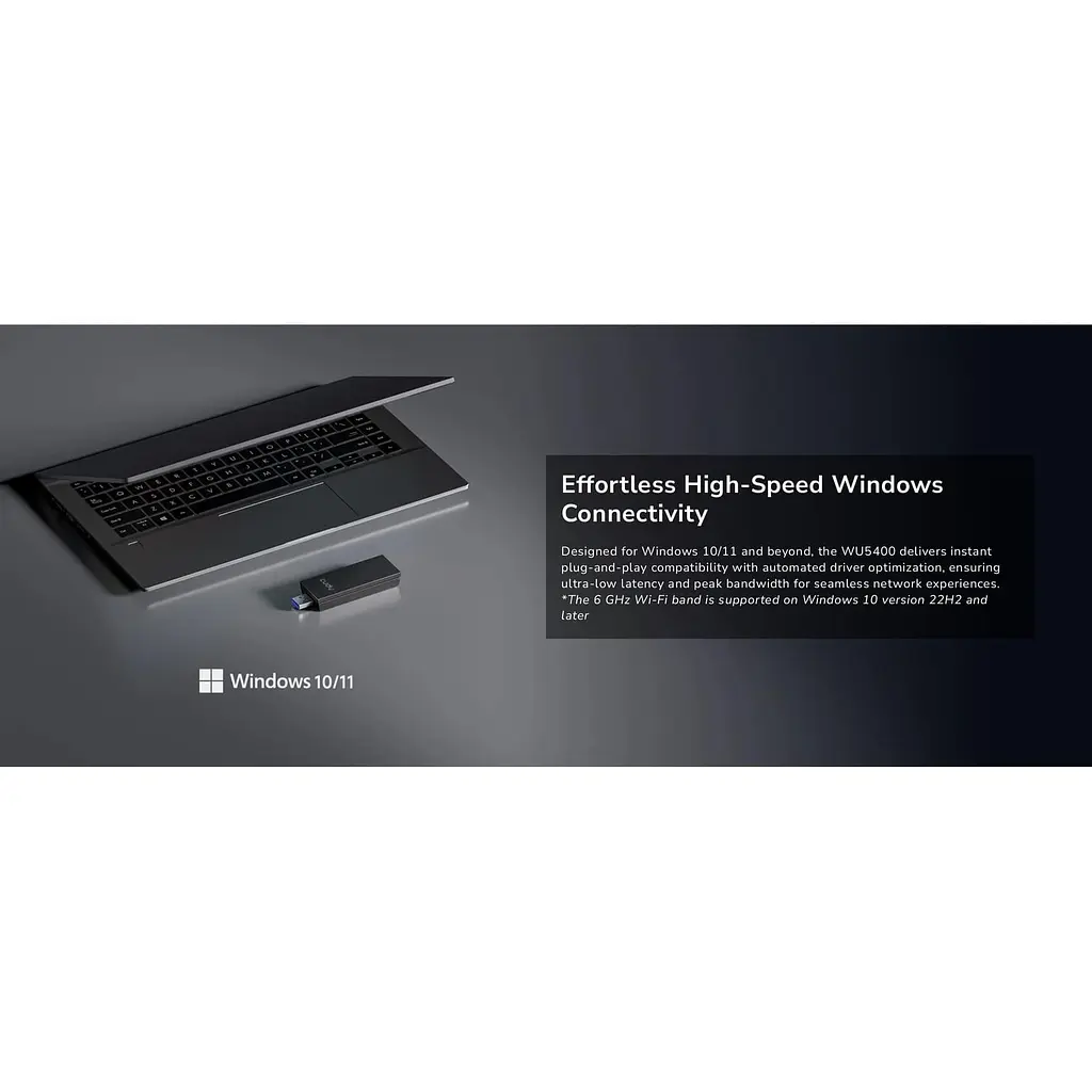WiFi-адаптер Cudy WiFi WU5400, AX5400 Tri-Band Wi-Fi 6 / 6E (WU5400) - фото 10