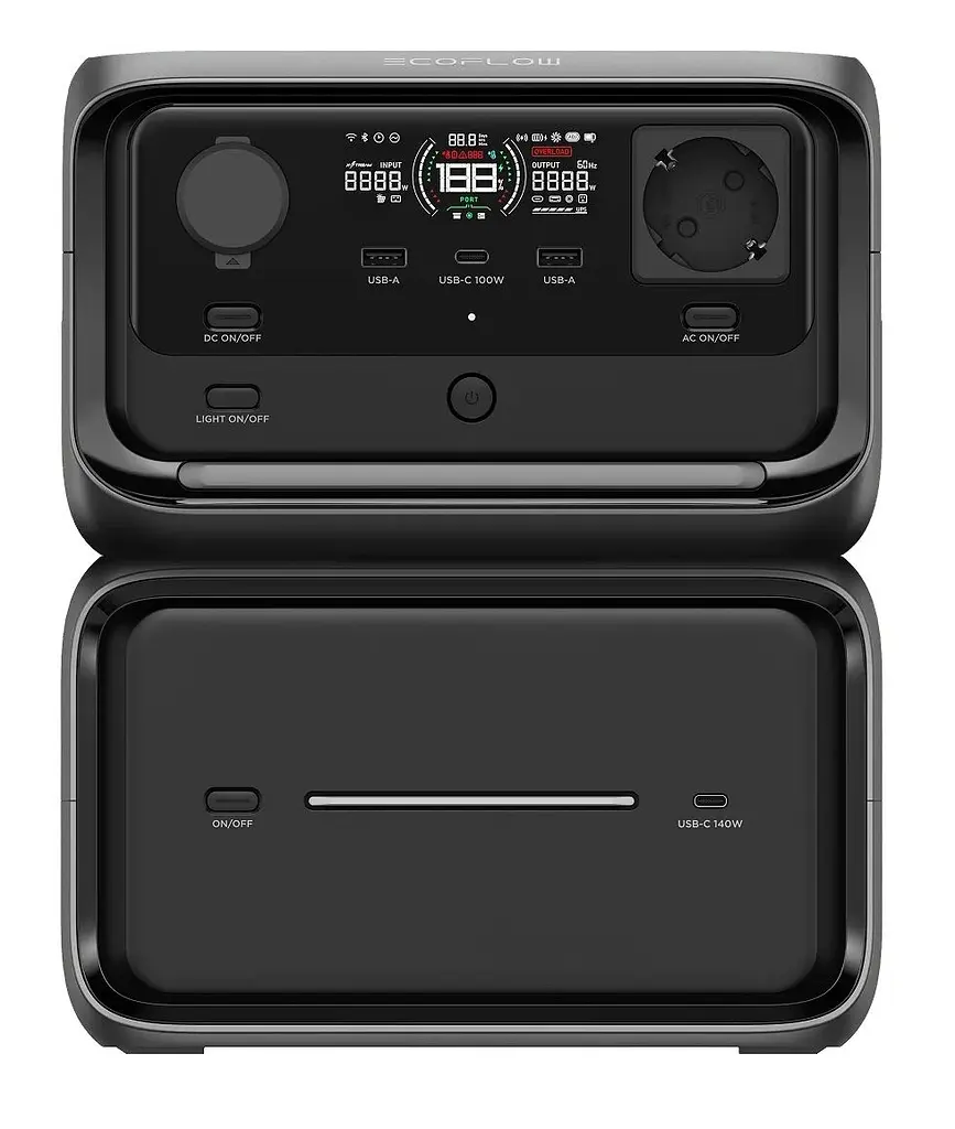 Зарядна станція EcoFlow RIVER 3 Max Plus 858Wh | 600W - фото 2