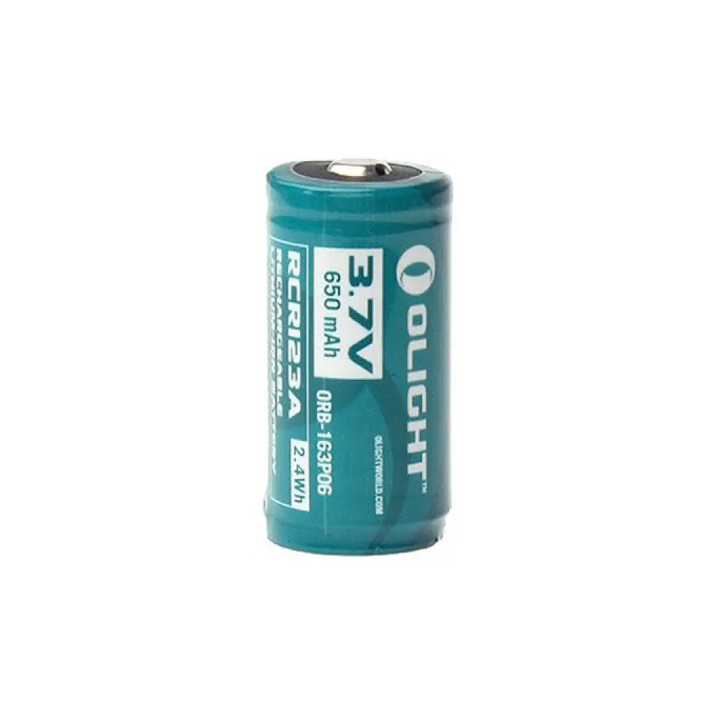 Акумулятор Olight RCR123 (16340) Li-Ion 650 mAh (ORB2-163P06) - фото 2