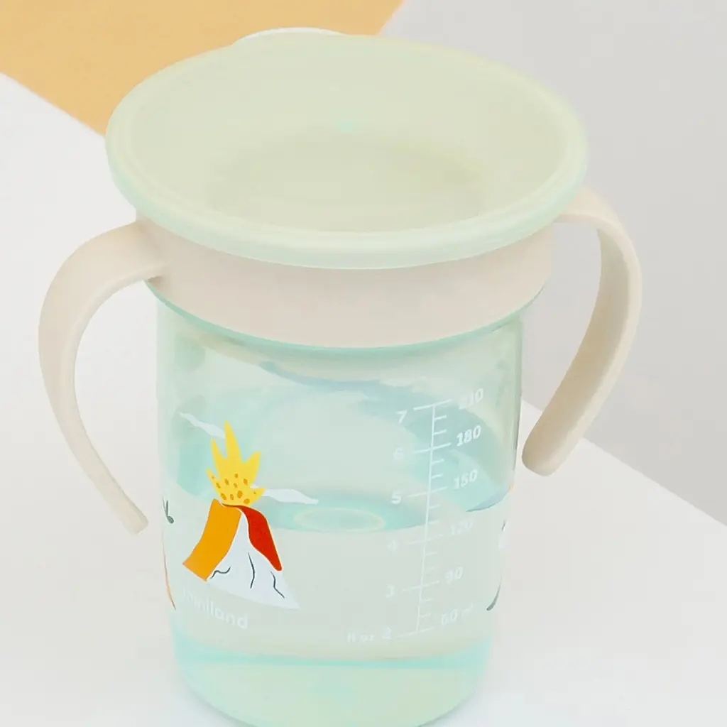 Поїльник-непроливайка Miniland Sippy Cup 360° Jurassic 270 мл (89636) - фото 5