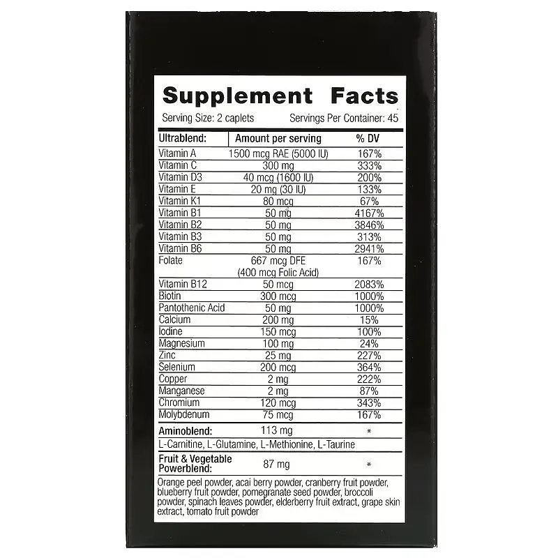 Комплекс VPLab Ultra Men's Sport Multivitamin Formula №90 - фото 5