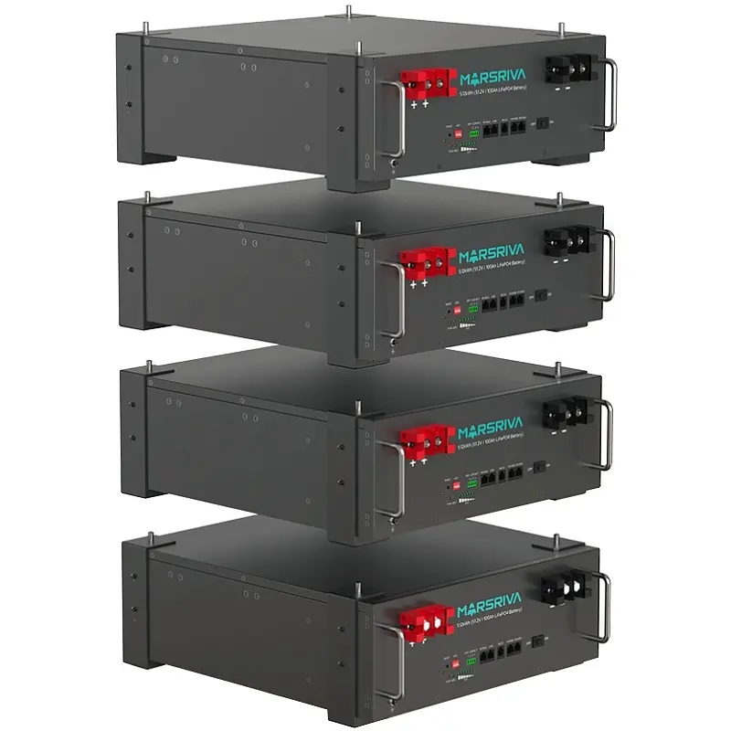 Акумуляторна батарея Marsriva MR-LFP5.12-LRT, LiFePO4 Battery,51.2V/100Ah, Brand new REPT cell, Grad - фото 4