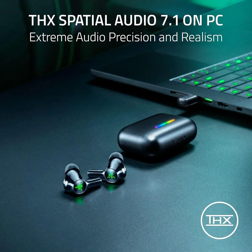 Навушники Razer TWS Hammerhead V3 Hyperspeed (RZ12-05610100-R3G1) - фото 6