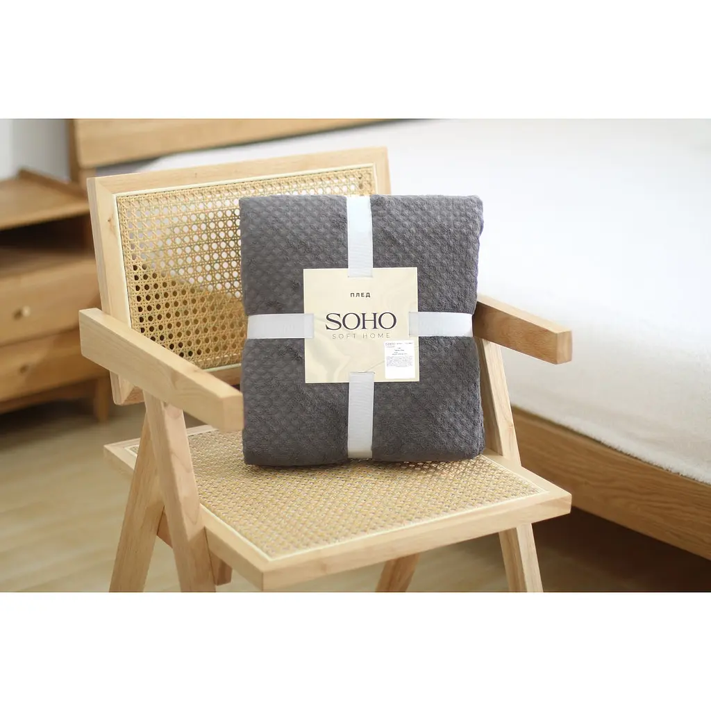 Плед Soho Tracery Gray 200х220 см (2  Tracery Gray) - фото 3