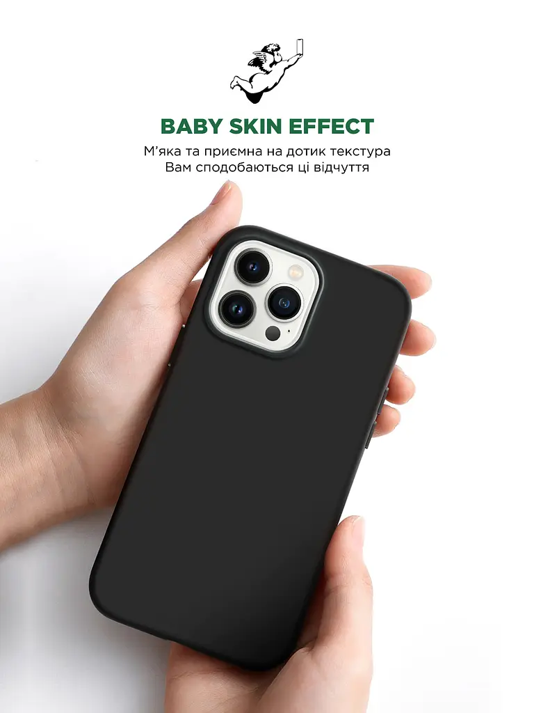Силиконовый чехол с MagSafe для Apple iPhone 15 Pro Max, ICON2 MagCase, черный, противоударный, панель с мягкой подкладкой, защита всего корпуса, поддержка беспроводной зарядки, совместим с защитными стеклами и пленками, ArmorStandart (ARM72748) - фото 8