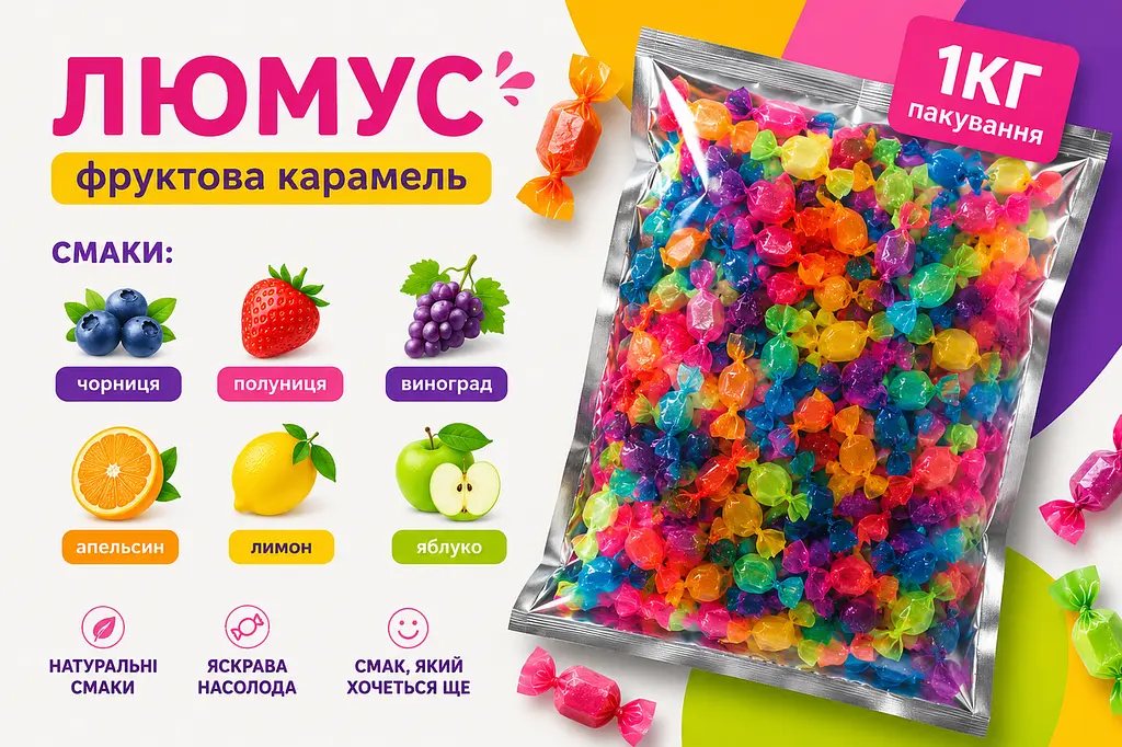 Льодяники Люмус 1 кг - фото 2