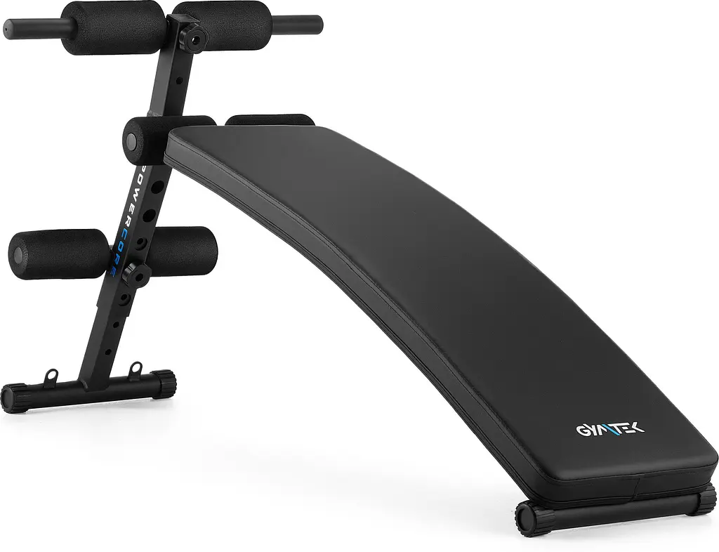 Похила лава для тренувань преса Gymtek XL200 з еспандерами для дому - фото 3